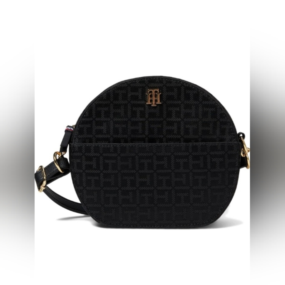 New TOMMY HILFIGER Canteen Jacquard Bag